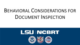 Behavior Considerations for Document Inspectionslide preview