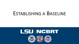 Establishing a Baseline slide preview Establishing a Baseline slide preview