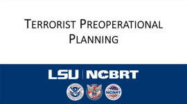 Terrorist Preoperational Planning Terrorist Preoperational Planningslide preview